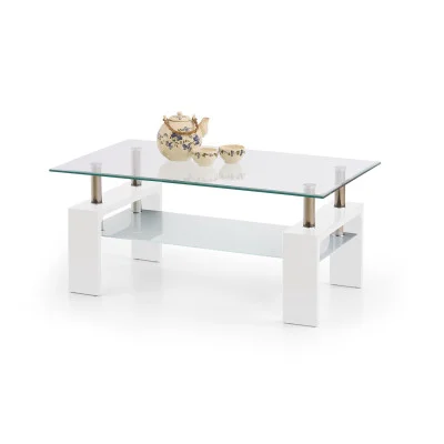 COFFEE TABLE DIANA INTRO, WHITE LACQUERED